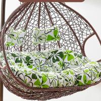 Cojín de Silla de Doble Asiento para Columpio de Huevo sin o con Relleno Cubierta Redonda Desmontable de Papasan para Casa y Patio - details 3