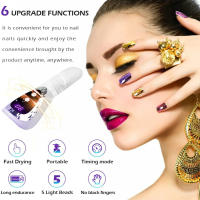 Mini lámpara de manicura recargable LED UV de mano, secador para uñas de Gel, portabilidad, herramienta de Arte de uñas - details 3