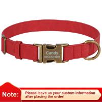 Conjunto Collar personalizado perro, correa plomo caminar, collares de cuero para mascotas, perros pequeños, medianos y grandes, - details 14