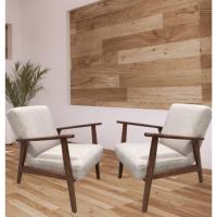 Butaca Antimanchas de Estilo Nórdico - Butacas de Salón de Madera Maciza - Totalmente MONTADA - Fabricada en España - details 1