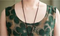 Anteef sin mangas de algodón vintage floral nuevo en vestidos para mujeres casual suelto vestido largo de verano ropa elegante 2025 - details 6
