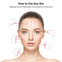 Masajeador facial de piedra Natural Guasha, raspador de cera de abeja, tablero de acupuntura Gua Sha, herramienta de masaje para SPA - details 5