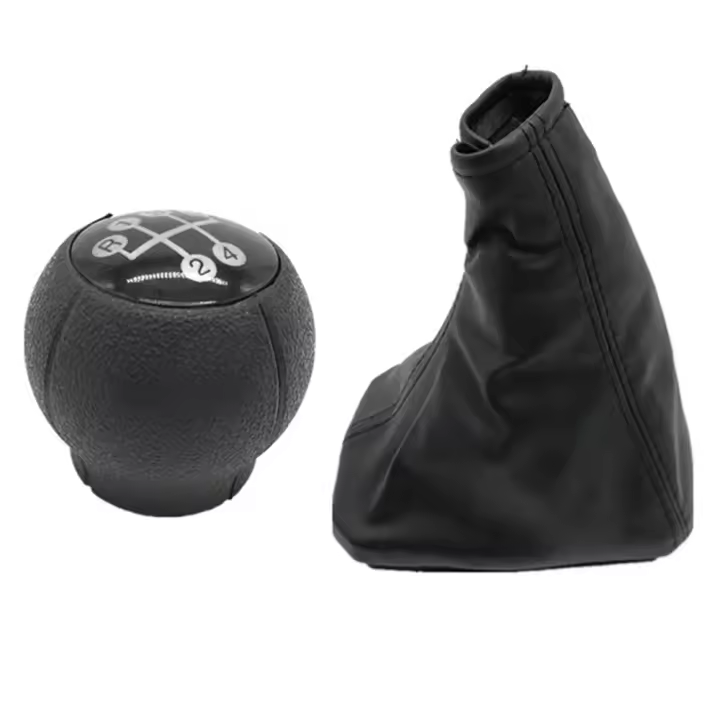 Cubierta antipolvo para cambio de maletero de coche, cubierta de cuero para cambio de marchas con maletero de freno de mano para OPEL CORSA C TIGRA B COMBO C B - 1