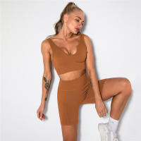 Sujetador deportivo sin costuras para mujer, yoga, correr - details 17
