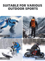 MJMOTO invierno cálido motocicleta cuello pecho bufanda máscara impermeable Moto bufanda cálida pasamontañas Moto cuello más cálido capa hombres mujeres - details 3