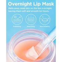 Mascarilla de Labios Pulida Vita Exfoliante Nocturno Vegano Coreano Hidratante, Reafirmante, No Pegajoso, Sin Fragancia Bálsamo Glazed, 0.68oz - details 3