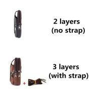 Bolso cruzado de gran capacidad Ricinera multifuncional para móvil Hebilla marrón - details 7