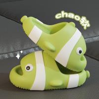 Zapatillas para niños, niñas de verano, familia de tres interiores, baño antideslizante y zapatillas frescas para bebés. - details 0