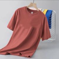 Camiseta ajustada de manga corta de Color sólido para hombre y mujer, Top interior individual versátil clásico adelgazante, novedad de verano 2024 - details 7