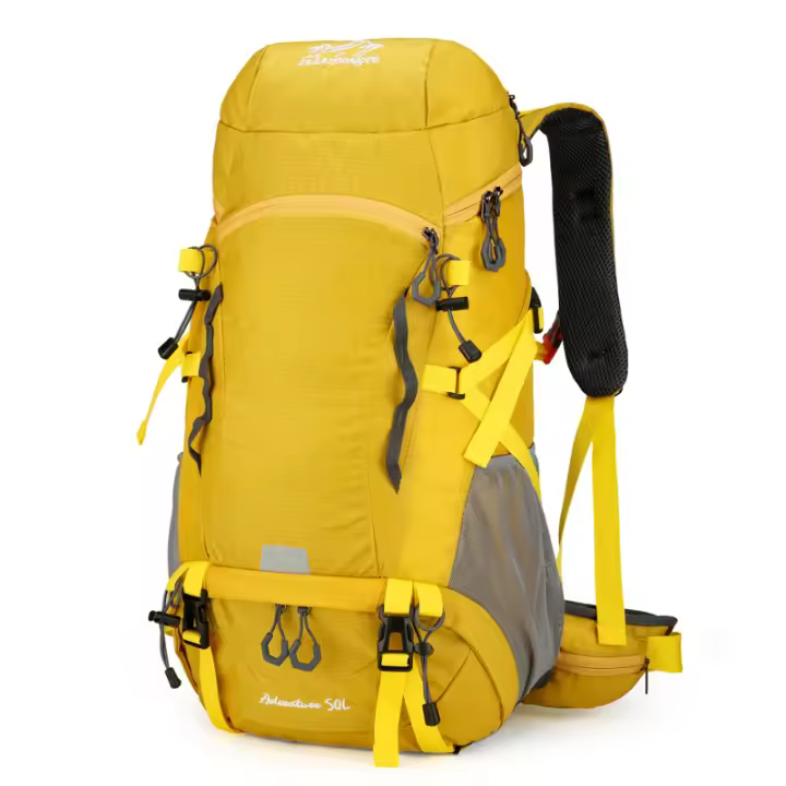 Mochila de gran capacidad para acampar, bolso de hombro impermeable para deportes de viaje al aire libre, senderismo, Trekking, escalada, Montañismo - 1
