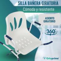 Silla Bañera Giratoria 360º - Asiento Bañera Adulto Cómoda Transferencia - Silla Ducha Mayores FÁCIL Acceso - Silla de Baño Antideslizante - details 2