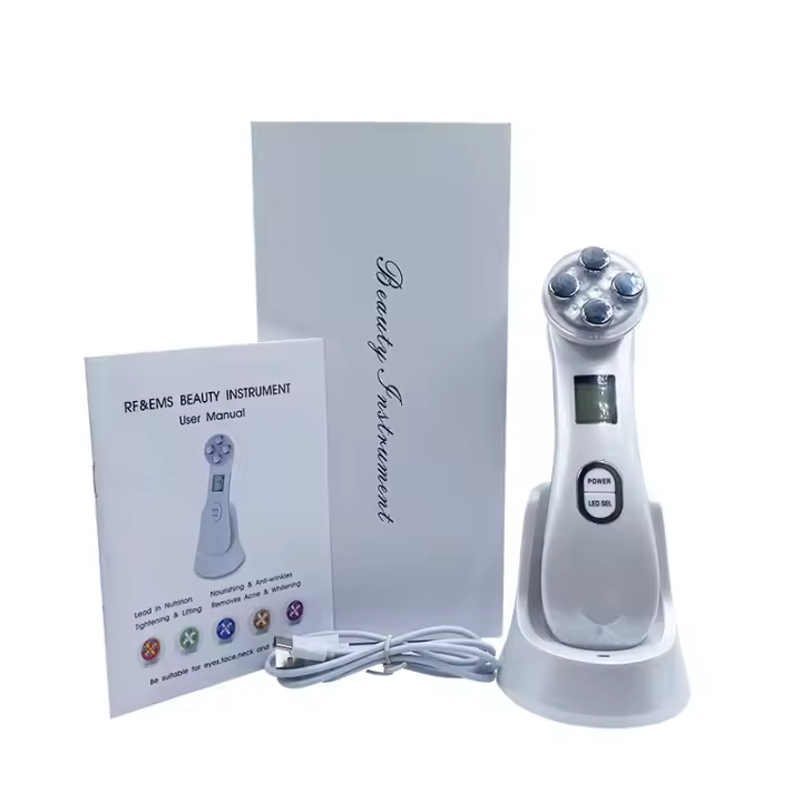Introductor de Microcorriente EMS Electroporación, Luz de Color Antiarrugas, Rejuvenecimiento de la Piel, Herramienta de Belleza de Levantamiento y Refuerzo - 1