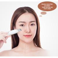 Ultrasonido Limpiador De Piel Espátula Vibración Rostro Eliminador De Quistes Facial Levantamiento Cuidado De La Piel Metal - details 6