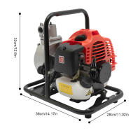 Bomba de Agua de Alta Potencia de 1400W Motor de Doble Troke con Cilindro Único - details 4