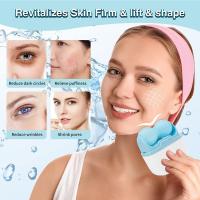 Scttomon Rodillo de Hielo 2 en 1 Masajeador Facial para Ojos Reduce Arrugas - details 1