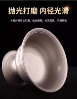 Taza de ofrenda tántrica tibetana, juego de decoración de salón de Buda, cuenco de agua de siete pies altos de cobre puro de imitación de Nepal - details 4