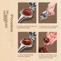 Máquina abridora de castañas, alicates de acero inoxidable, pinza rápida para nueces, cortador de vaina de castañas, Cascanueces, herramienta de cocina - details 3