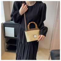 Bolso Cruzado de Verano 2025 Bolso de Mano Tejido de Paja para Mujeres - details 15