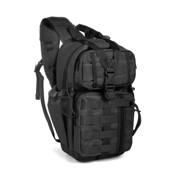 Mochila de Senderismo Militar para Hombres Bolsa de Pecho Táctica para Viajes Deportes al Aire Libre Pesca Bolsa de Hombro Única - 1