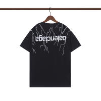 2025 Camisas casuales básicas de moda de verano, camisetas holgadas de algodón puro para hombres y nuevas camisas de manga corta para parejas con estampados de logotipos en la parte delantera - details 1