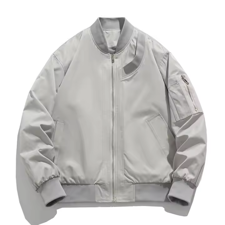 Chaqueta de piloto holgada de alta gama de béisbol para hombre Retro americano, otoño - 1