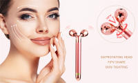 Rodillo de Jade eléctrico 5 en 1, masajeador Facial 3D, antienvejecimiento para cara, ojos y cuello - details 0