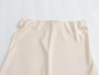 TRAFZA-faldas lisas de satén para mujer, faldas largas de cintura elástica para fiesta en la playa, trajes informales holgados, 2024 - details 11