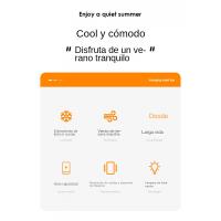 Ventilador portátil para colgar en la muñeca al aire libre con luzUSBCargador de verano al aire libre Gadget viento - details 1
