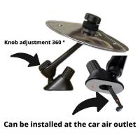 Piezas creativas de reparación de platillos para coche, instrumentos musicales, Mini tambor, platillo de choque, esencial para coche, tambor compacto, ventilación de aire - details 3