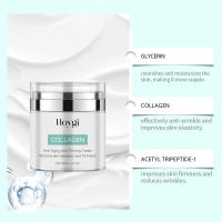 La crema de colágeno para el cuidado hidrata el tono de la piel, reafirma la piel, rejuvenece y revitaliza la crema facial. - details 7