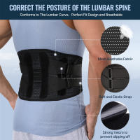 Soporte Lumbar de grado médico para el dolor de espalda baja para hombres y mujeres, alivio del dolor de espalda baja para el trabajo - details 5