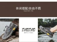 Sandalias para hombre, zapatos informales, zapatillas de playa de verano, comodidad para caminar al aire libre, diseñador de lujo, cuero, moda, deporte transpirable - details 2