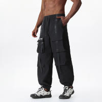 Los pantalones de trabajo sueltos de la marca de moda de verano para hombres están de moda y son relajantes. - details 4
