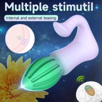 Juguete sexual Unisex, vibrador con 7 modos de vibración y empuje, Control remoto inalámbrico, tapón Anal, punto G - details 2