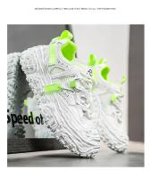 Hombres 2025 primavera y verano nueva malla de moda transpirable deportes ligeros suela suave papá popular versátil zapatos casuales. - details 15