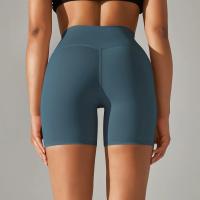 Pantalones cortos de yoga para mujer, mallas transpirables de cintura alta para entrenamiento, gimnasio, deportes atléticos - details 19