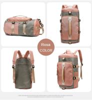 Bolsa De Viaje Impermeable para Deportes Y Fitness, Mochila De Gran Capacidad, Color De La Colisión De Empalme - details 16