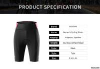 WOSAWE Pantalones de Ciclismo para Mujeres Secado Rápido, Acolchado con Gel 3D, Transpirables para Ciclismo de Carretera y Montaña - details 6