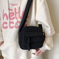 Bolso Cruzado de Pana Corduroy Vintage Bolso de Hombro Casual con Correa Ajustable - details 5