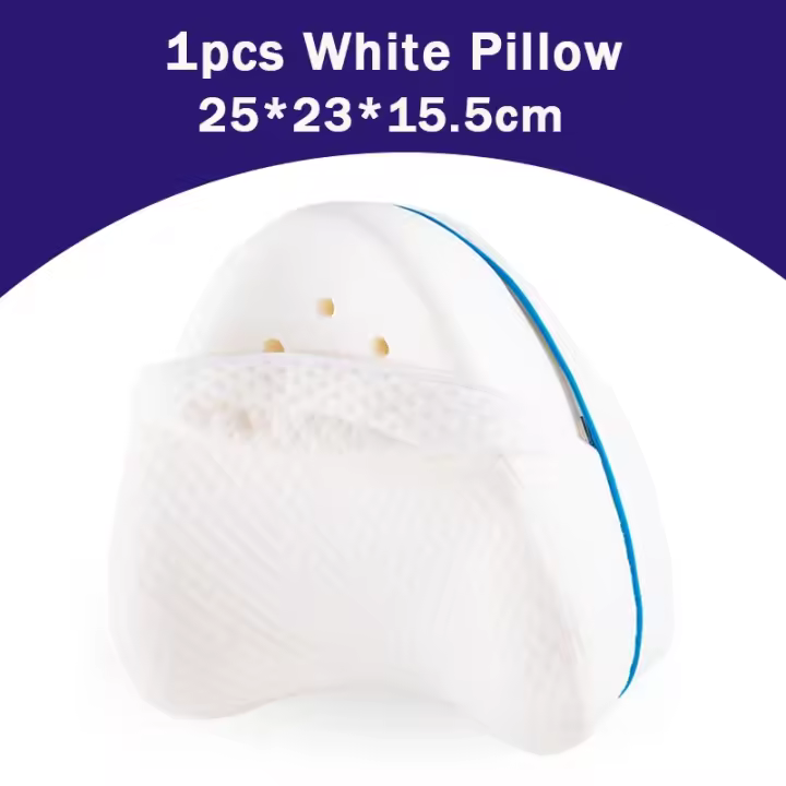 Almohada ortopédica de algodón con memoria para piernas, alivio del dolor de cadera y cintura - 1