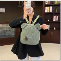 Mochila de felpa, bolso de mujer, nueva versión coreana, súper linda mochila con orejas de oso, mochila para niñas, bolso padre-hijo. - details 35