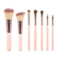 Juego de Brochas de maquillaje profesional de alta gama con cubo, colorete en polvo, sombra de ojos, base de cejas, herramienta - details 16