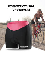 WOSAWE Pantalones Cortos de Ciclismo para Mujeres Transpirables, a Prueba de Golpes, Material de Tela Ancha de Poliéster - details 1