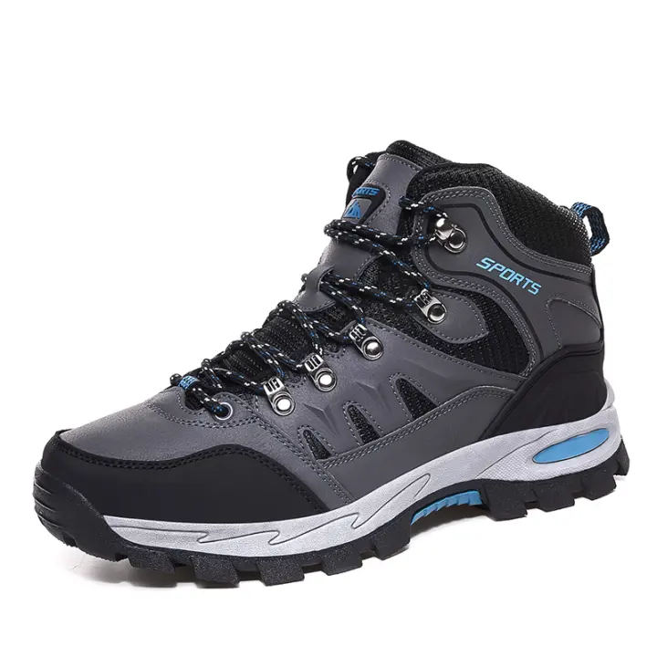 Zapatos de senderismo de alta calidad para hombre, zapatillas deportivas antideslizantes para senderismo y montaña, botas de escalada informales - 1