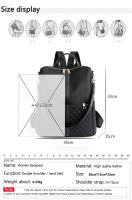 Mochila de diseño con remaches para mujer, bolso de hombro antirrobo multifuncional, mochilas escolares pequeñas para adolescentes, 2023 - details 2