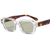 Gafas de Sol Cuadradas Pequeñas de Moda Estilo Retro con Montura de Doble Color para Mujeres y Hombres Gafas de Sol UV400 - details 0