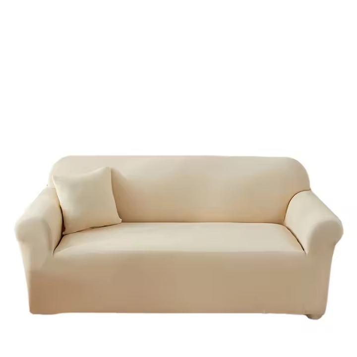 Funda de Sofá Elástica Impresa con Hojas Suave, Transpirable, Antideslizante, Adecuada para Sala de Estar - 1