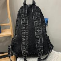 Mochila de lona de gran capacidad de inspiración vintage para hombre con correas ajustables: ligera, duradera y elegante para uso diario - details 4