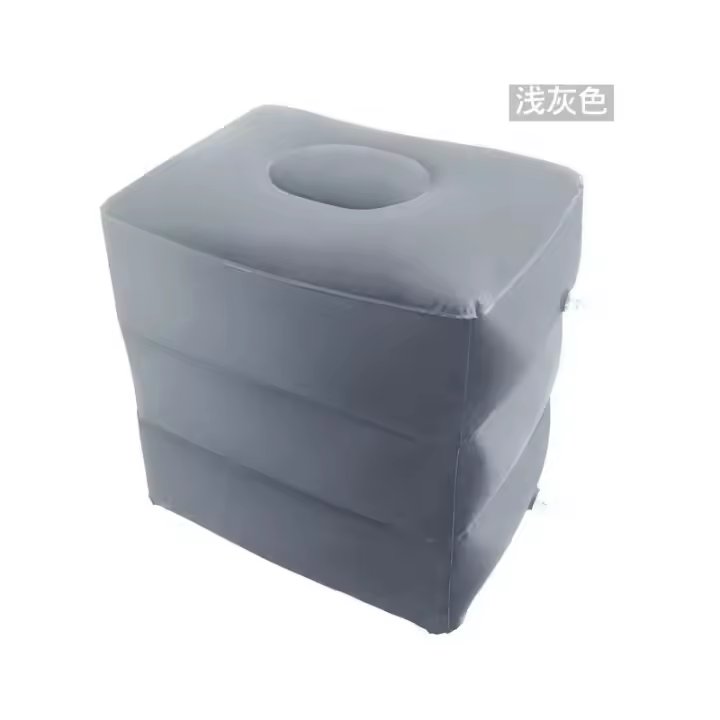 Almohada inflable para reposapiés de viaje, Consejo de reposapiés para Avión, tren de Vuelo, 1 piezas - 1