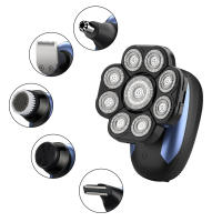Afeitadora Eléctrica Flotante Hatteker 9D Cortadora de Pelo 6 en 1 para Barba y Cuerpo Pantalla LED - details 0